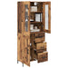 Bufet cu sertar 2 pcs Lemn vechi Lemn compozit - WALTI WALTI