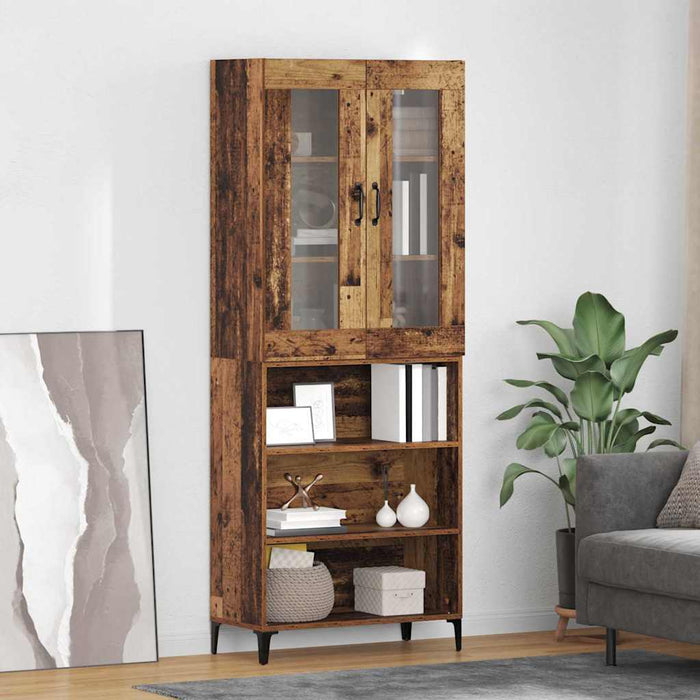 Bufet Pe perete Lemn Vechi 69,5 x 34 x 180 cm Lemn compozit - WALTI WALTI