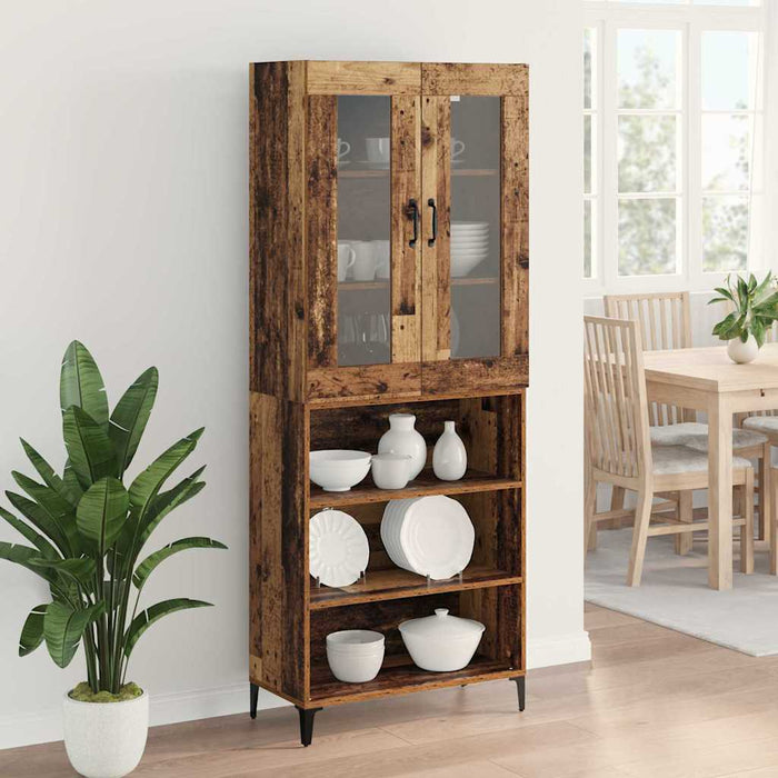 Bufet Pe perete Lemn Vechi 69,5 x 34 x 180 cm Lemn compozit - WALTI WALTI