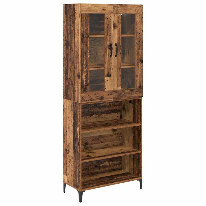Bufet Pe perete Lemn Vechi 69,5 x 34 x 180 cm Lemn compozit - WALTI WALTI