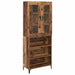 Bufet Pe perete Lemn Vechi 69,5 x 34 x 180 cm Lemn compozit - WALTI WALTI