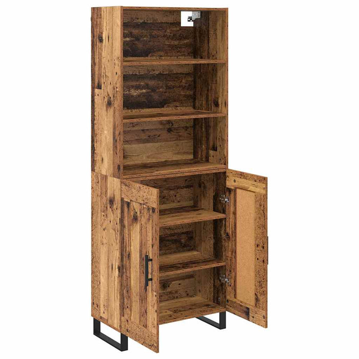 Bufet 2 pcs Lemn vechi Lemn compozit - WALTI WALTI