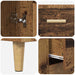 Bufet cu sertar Lemn Vechi 69,5 x 34 x 180 cm Lemn compozit - WALTI WALTI