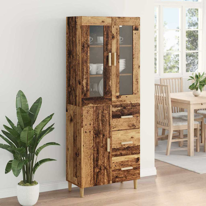 Bufet cu sertar Lemn Vechi 69,5 x 34 x 180 cm Lemn compozit - WALTI WALTI