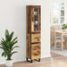 Bufet cu sertar Lemn Vechi 69,5 x 34 x 180 cm Lemn compozit - WALTI WALTI
