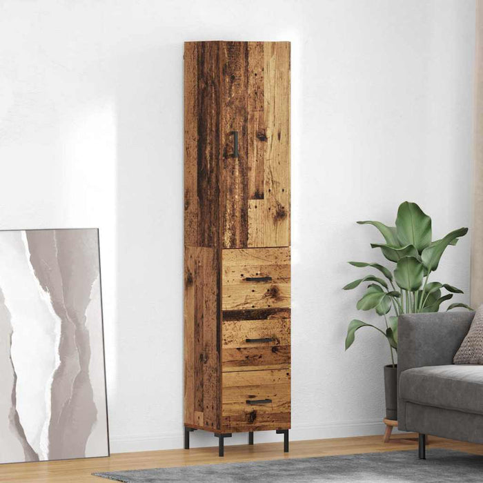 Bufet cu sertar Lemn Vechi 69,5 x 34 x 180 cm Lemn compozit - WALTI WALTI