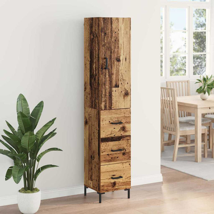 Bufet cu sertar Lemn Vechi 69,5 x 34 x 180 cm Lemn compozit - WALTI WALTI