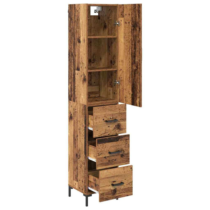Bufet cu sertar Lemn Vechi 69,5 x 34 x 180 cm Lemn compozit - WALTI WALTI