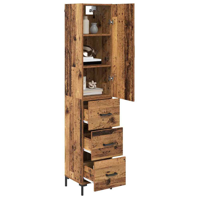 Bufet cu sertar Lemn Vechi 69,5 x 34 x 180 cm Lemn compozit - WALTI WALTI
