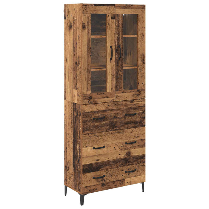 Bufet Pe perete Lemn Vechi 69,5 x 34 x 180 cm Lemn compozit - WALTI WALTI