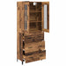 Bufet Pe perete Lemn Vechi 69,5 x 34 x 180 cm Lemn compozit - WALTI WALTI