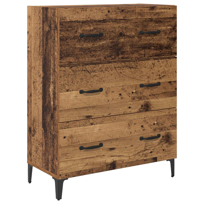 Bufet Pe perete Lemn Vechi 69,5 x 34 x 180 cm Lemn compozit - WALTI WALTI