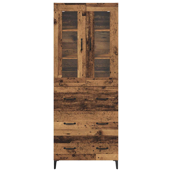 Bufet Pe perete Lemn Vechi 69,5 x 34 x 180 cm Lemn compozit - WALTI WALTI