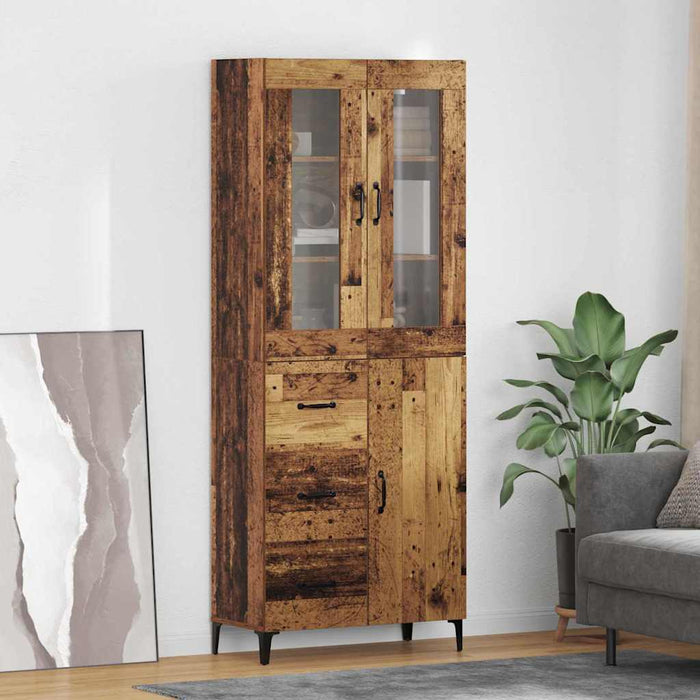 Bufet Pe perete Lemn Vechi 69,5 x 34 x 180 cm Lemn compozit - WALTI WALTI
