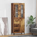 Bufet Pe perete Lemn Vechi 69,5 x 34 x 180 cm Lemn compozit - WALTI WALTI