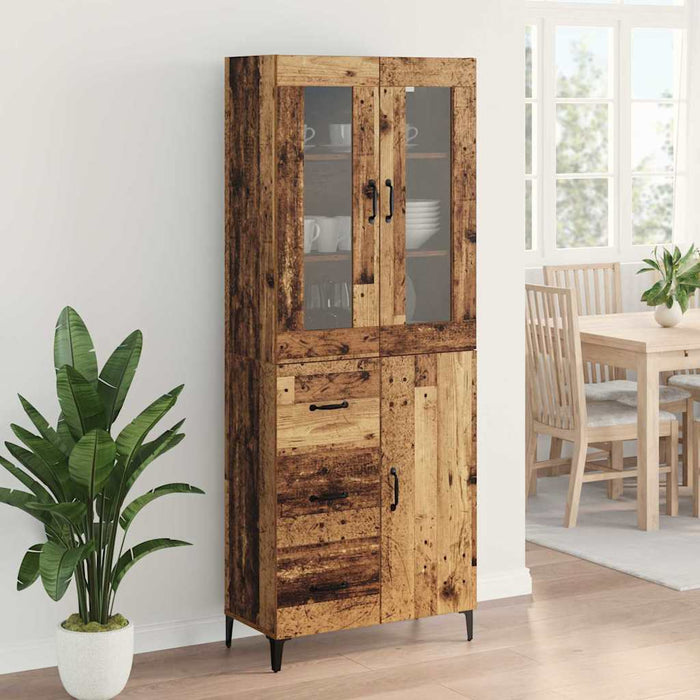 Bufet Pe perete Lemn Vechi 69,5 x 34 x 180 cm Lemn compozit - WALTI WALTI