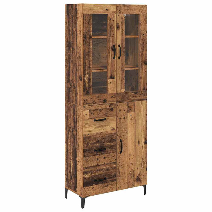 Bufet Pe perete Lemn Vechi 69,5 x 34 x 180 cm Lemn compozit - WALTI WALTI
