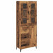 Bufet Pe perete Lemn Vechi 69,5 x 34 x 180 cm Lemn compozit - WALTI WALTI