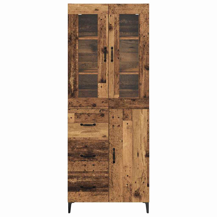 Bufet Pe perete Lemn Vechi 69,5 x 34 x 180 cm Lemn compozit - WALTI WALTI