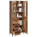 Bufet Pe perete Lemn Vechi 69,5 x 34 x 180 cm Lemn compozit - WALTI WALTI