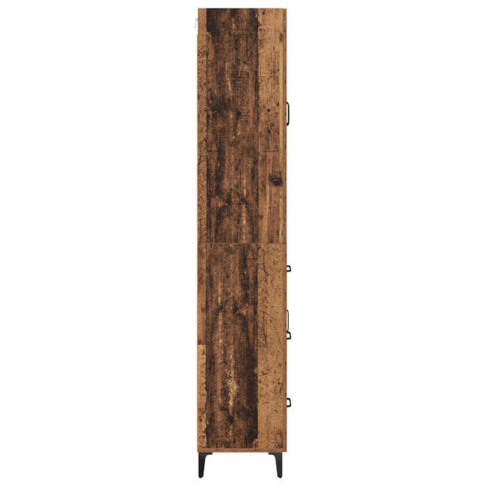 Bufet Pe perete Lemn Vechi 69,5 x 34 x 180 cm Lemn compozit - WALTI WALTI