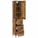 Bufet cu sertar Lemn Vechi 34,5 x 34 x 180 cm Lemn compozit - WALTI WALTI