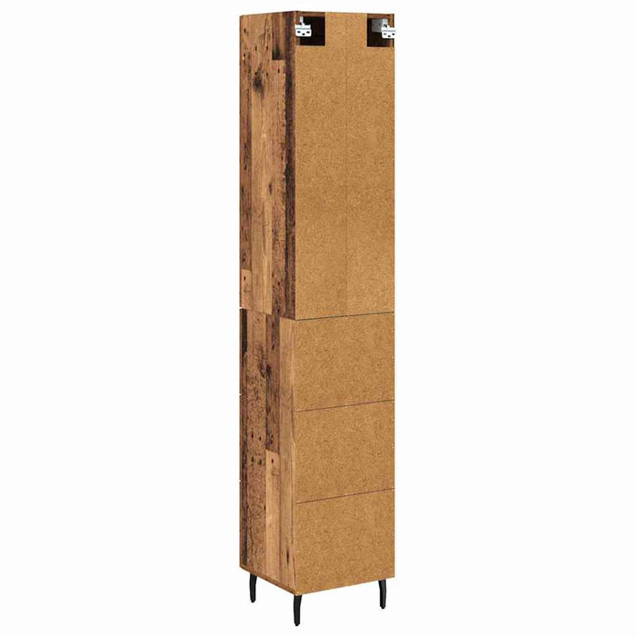 Bufet cu sertar Lemn Vechi 34,5 x 34 x 180 cm Lemn compozit - WALTI WALTI