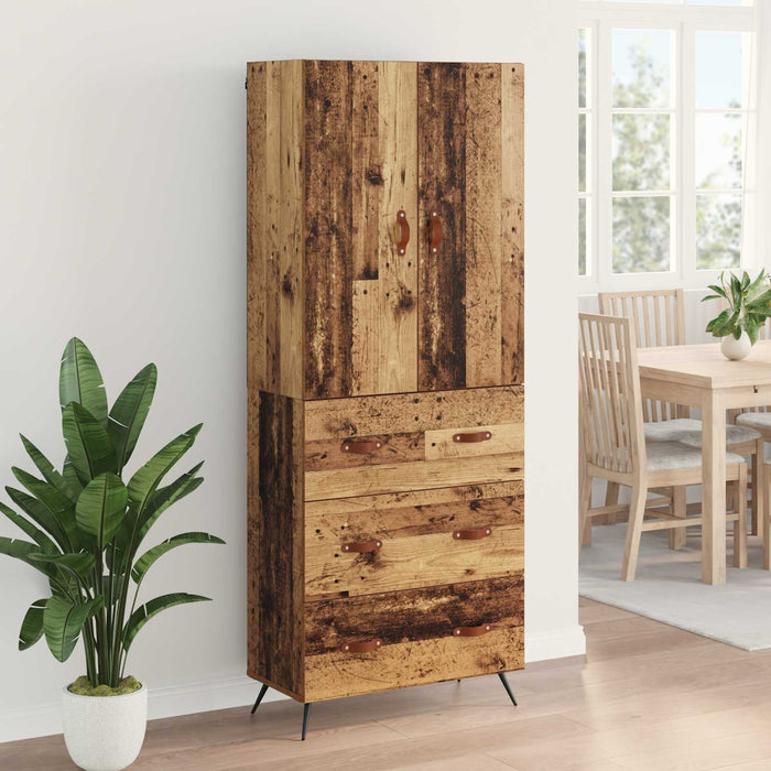 Bufet Pe perete Lemn Vechi 69,5 x 34 x 180 cm Lemn compozit - WALTI WALTI