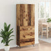 Bufet Pe perete Lemn Vechi 69,5 x 34 x 180 cm Lemn compozit - WALTI WALTI