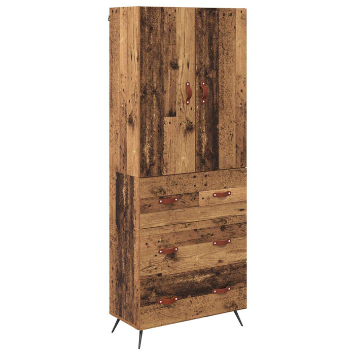 Bufet Pe perete Lemn Vechi 69,5 x 34 x 180 cm Lemn compozit - WALTI WALTI