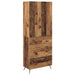 Bufet Pe perete Lemn Vechi 69,5 x 34 x 180 cm Lemn compozit - WALTI WALTI