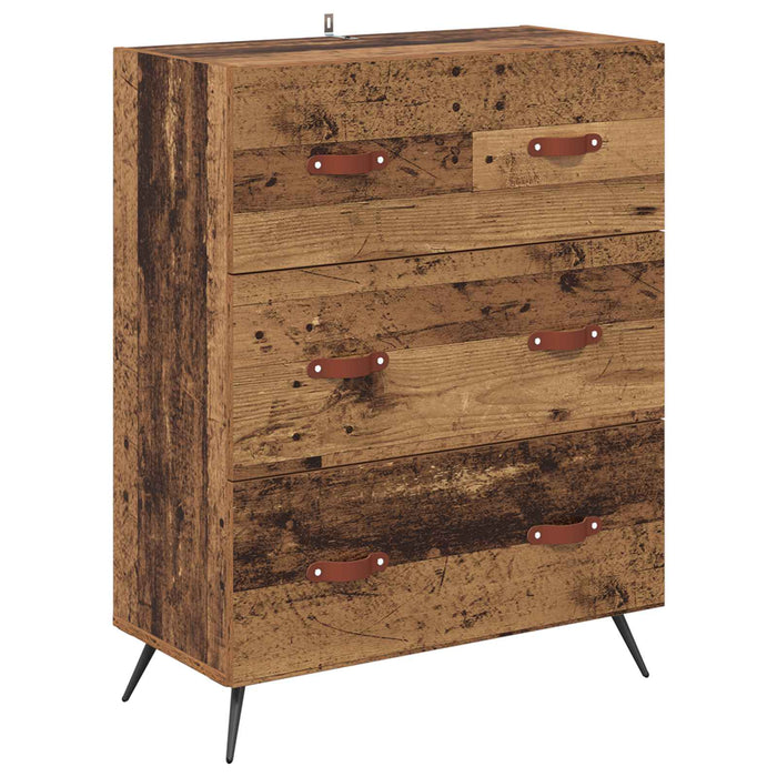 Bufet Pe perete Lemn Vechi 69,5 x 34 x 180 cm Lemn compozit - WALTI WALTI