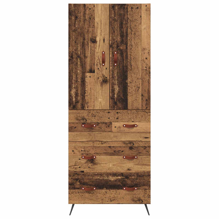 Bufet Pe perete Lemn Vechi 69,5 x 34 x 180 cm Lemn compozit - WALTI WALTI