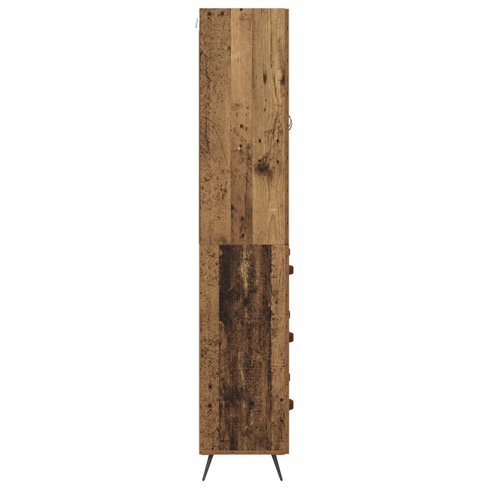 Bufet Pe perete Lemn Vechi 69,5 x 34 x 180 cm Lemn compozit - WALTI WALTI