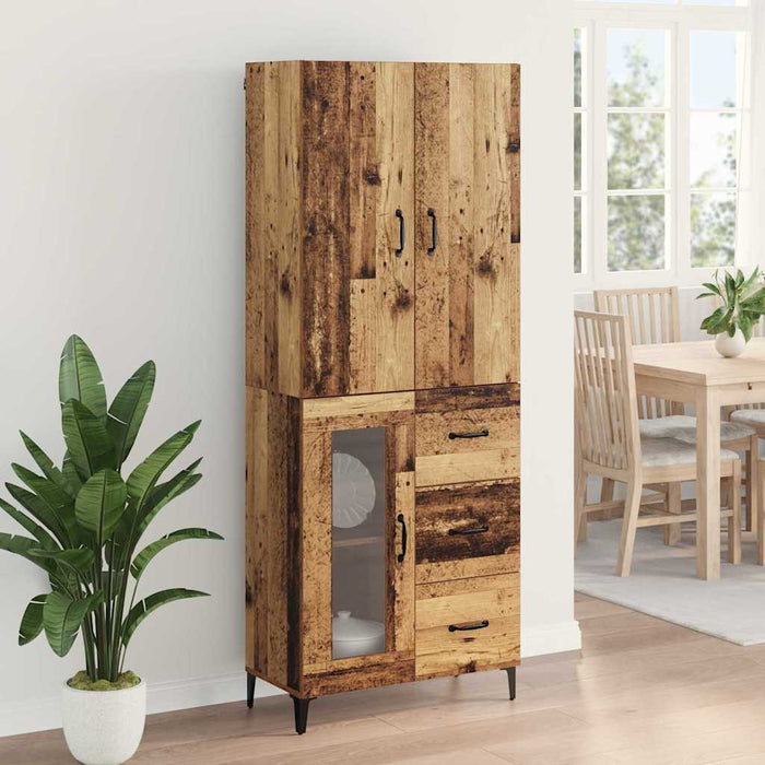 Bufet Pe perete cu sertar Lemn Vechi 69,5 x 34 x 180 cm Lemn compozit - WALTI WALTI