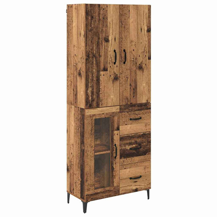 Bufet Pe perete cu sertar Lemn Vechi 69,5 x 34 x 180 cm Lemn compozit - WALTI WALTI