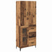 Bufet Pe perete cu sertar Lemn Vechi 69,5 x 34 x 180 cm Lemn compozit - WALTI WALTI