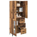 Bufet Pe perete cu sertar Lemn Vechi 69,5 x 34 x 180 cm Lemn compozit - WALTI WALTI