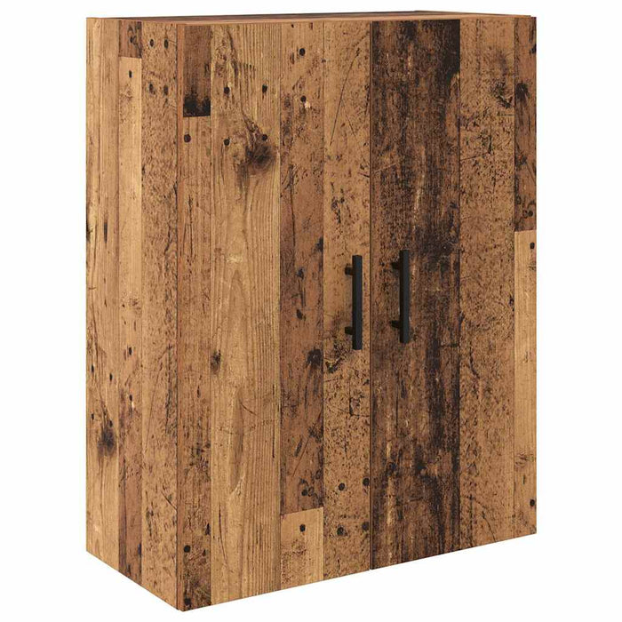 Bufet cu sertar 2 pcs Lemn Vechi Lemn Stratificat și Sticlă - WALTI WALTI