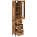 Bufet cu sertar Lemn Vechi 34,5 x 34 x 180 cm Lemn compozit - WALTI WALTI