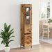 Bufet cu sertar Lemn Vechi 34,5 x 34 x 180 cm Lemn compozit - WALTI WALTI