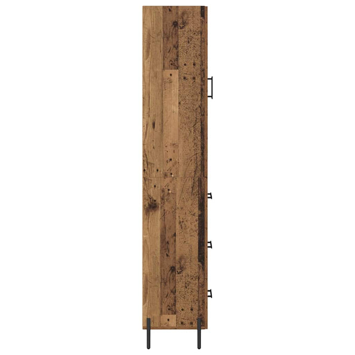 Bufet cu sertar Lemn Vechi 34,5 x 34 x 180 cm Lemn compozit - WALTI WALTI