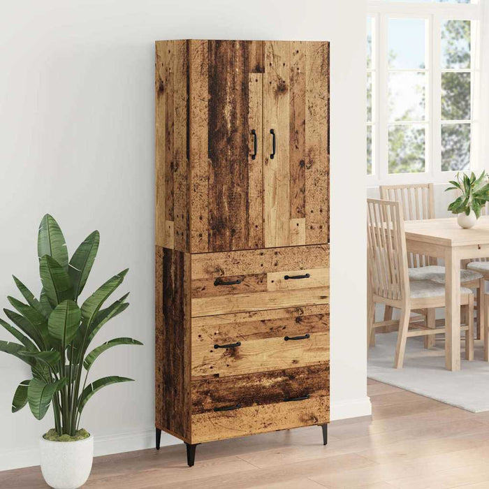 Bufet Pe perete Lemn Vechi 69,5 x 34 x 180 cm Lemn compozit - WALTI WALTI