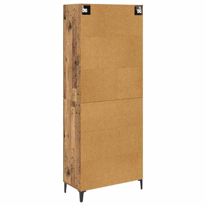 Bufet Pe perete Lemn Vechi 69,5 x 34 x 180 cm Lemn compozit - WALTI WALTI