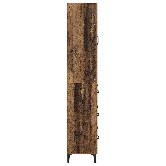Bufet Pe perete Lemn Vechi 69,5 x 34 x 180 cm Lemn compozit - WALTI WALTI