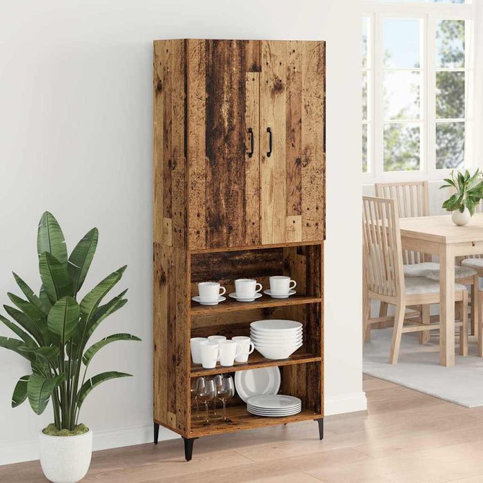 Bufet Pe perete Lemn Vechi 69,5 x 34 x 180 cm Lemn compozit - WALTI WALTI