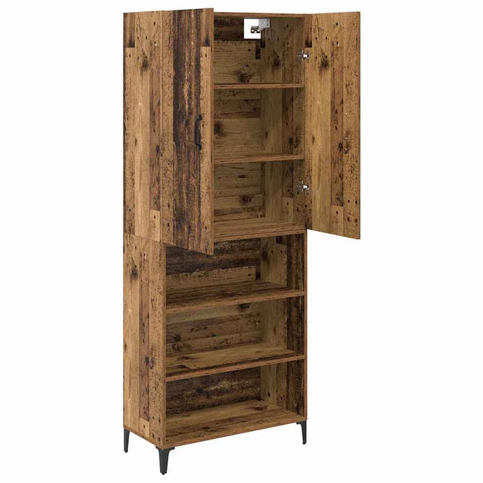 Bufet Pe perete Lemn Vechi 69,5 x 34 x 180 cm Lemn compozit - WALTI WALTI