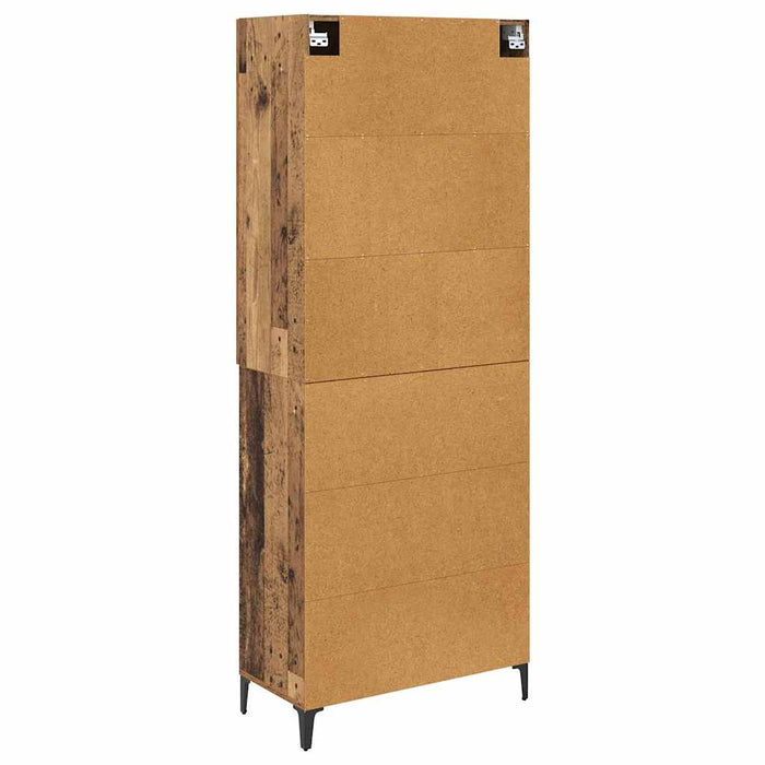Bufet Pe perete Lemn Vechi 69,5 x 34 x 180 cm Lemn compozit - WALTI WALTI