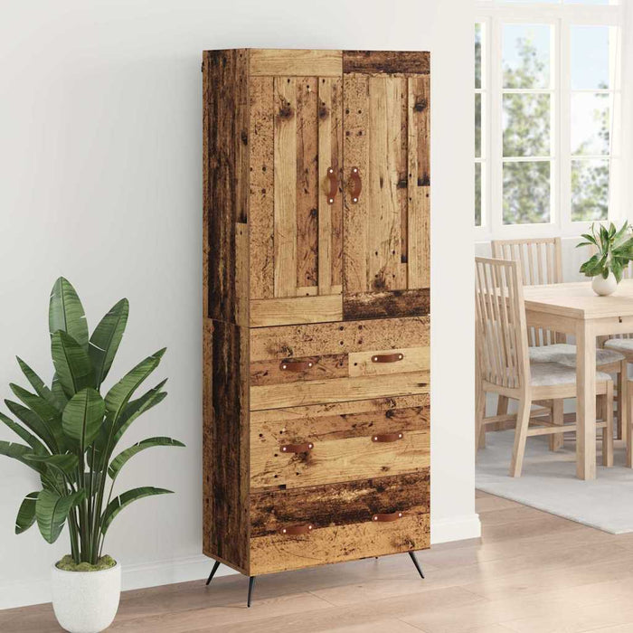 Bufet cu sertar Lemn Vechi 69,5 x 34 x 180 cm Lemn compozit - WALTI WALTI