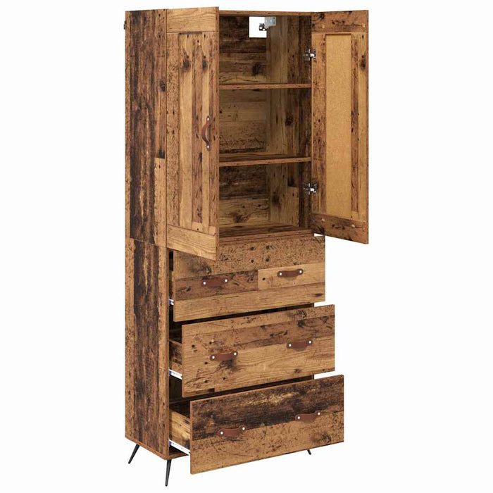 Bufet cu sertar Lemn Vechi 69,5 x 34 x 180 cm Lemn compozit - WALTI WALTI